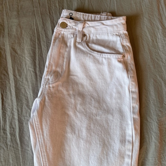 White Distressed Fringe Capris | Insane Gene | Never Worn - Picture 5 of 11